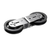 Lager Riemenscheibe Drahtseilrolle Zum Heben,Traction Pulley System, Double Snatch Block Pulley Heavy Duty, Seilrollen Aus Nylon-/Aluminiumlegierung Zum Heben