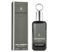 Lagerfeld Classic Grey Eau de toilette pour homme, collection Classic Grey, contenance : 50 ml
