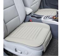 LAGNY Coussin Siège Voiture pour Ford Mustang/Mustang Mach-E/Puma/S-Max, Mousse Mémoire Confortable Antidérapant Tapis Couverture Siège Auto,C Elegant Gray-1 Pack