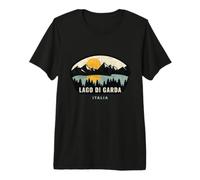 Lago di Garda Italy Design Souvenir de Vacances T-Shirt Haut de Gamme