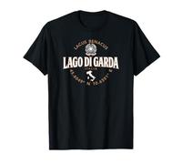 Lago Di Garda Italy Label Coordonnées 2C T-Shirt
