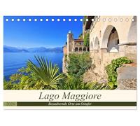Lago Maggiore - Bezaubernde Orte am Ostufer (Tischkalender 2026 DIN A5 quer), CALVENDO Monatskalender: Entdeckungen am lombardischen Ufer des Sees