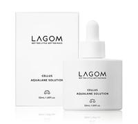 LAGOM Cellus Aqualane Solution Sérum végétal Squalane Essence Sérum naturel Vegan Morning Texture Firmer Aquatide Tocopherol Enhancing Formula Sensitive Oily Dry Wrinkle Aging Skin 50 ml