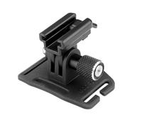 Lagomloot Adaptateur de montage pour phare avant de vélo, support à dégagement rapide pour phares Garmin, fente pour carte en plastique 25,5 x 14,8 mm