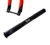 Lagomloot Axe de fourche avant de vélo, 100 mm x 15 mm, pièce de rechange en alliage d'aluminium, compatible avec Rockshox Reba/Pike/Revelation Series, noir