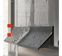 Lagomloot Bande de blocage de l'eau en TPE, auto-adhésive pour isolation thermique et coupe-vent, bouclier imperméable pour la maison