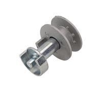 Lagomloot Barre de bobine de parapluie en aluminium, pièces de rechange réglables pour terrasse, jardin, plage, finition argentée pour une meilleure stabilité