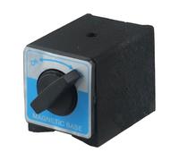 Lagomloot Base magnétique de type interrupteur 8T, base de compteur en acier au carbone avec aspiration de 80 kg et interrupteur marche/arrêt, filetage M8 x 1,25 pour cadre de coupe de fil