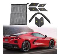 Lagomloot Bloc d'aération à compartiment sec, pour Corvette pour C8 Z51 2020+ et Z06 E-Ray 2023+, kit de 7 housses étanches pour baie moteur