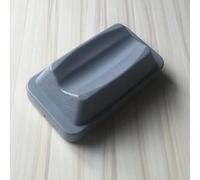 Lagomloot Bloc élévateur de roue avant de vélo, support d'entraînement de vélo d'intérieur en plastique pour un positionnement parallèle stable, compatible avec la plupart des vélos de route et de