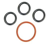 Lagomloot Block Demi joint torique Kit de joints toriques, compatible avec 10991AA001 806932030, lot de 4 joints de carter moteur en caoutchouc