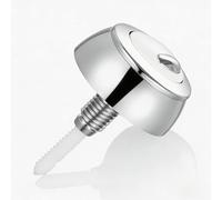 Lagomloot Bouton de chasse d'eau ABS de rechange pour Siamp Optima 49, robinet à bouton-poussoir au design moderne, disponible avec ou sans couvercle de support