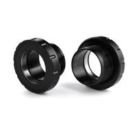 Lagomloot BSA30 Pédalier fileté en alliage d'aluminium pour FSA pour Rotor Raceface, noir, 34,8 mm de diamètre extérieur x 30 mm ID