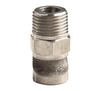 Lagomloot Buse sans perche en acier inoxydable 1,27 cm BSP, déflecteur d'angle de pulvérisation de 140 à 170 degrés pour l'irrigation du jardin, le refroidissement de la pelouse, le système de brume