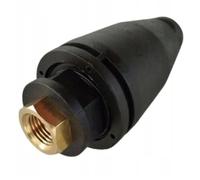 Lagomloot Buse turbo rotative avec embout de nettoyage haute pression avec connecteur rapide G1/4" pour allées et véhicules, construction robuste en métal et plastique