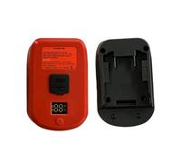 Lagomloot Chargeur adaptateur de batterie 18 V, double source d'alimentation USB pour Dewalt DCB200/DCB184, BL1850B/BL1860B, M18, voyage portable