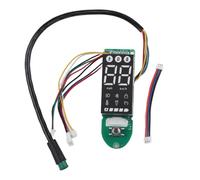 Lagomloot Circuit imprimé de rechange pour Xiaomi pour scooter électrique MI 4, affichage du tableau de bord avec lectures claires pour la vitesse et la batterie, pièce en aluminium vert de 73 x 23 mm