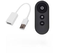Lagomloot Commutateur de télécommande USB RF, module variateur d'intensité 5 V CC pour bande LED de vitesse, contrôleur sans fil avec portée de 30 m
