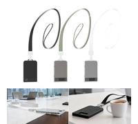 Lagomloot Coque en PC avec support magnétique et lanière pour PLAUD Note - Coque rigide de protection pour enregistreur vocal AI - Housse de transport fine