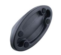 Lagomloot Coussin de blocage de roue avant, rehausseur Turbo Trainer intérieur pour vélo de route et VTT, support antidérapant en ABS noir, 223 x 11,5 x 6 cm