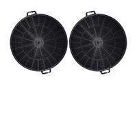 Lagomloot Filtre à charbon actif pour EF Power Slim 90SS 90XV, compatible avec Elba F53 et Electrolux EFC9533X, pièce de rechange pour capot rond 208 mm