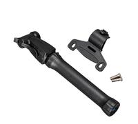 Lagomloot Gonfleur portable pompe pneu, 80PSI air manuel pour mini vélo avec buse américaine/française, accessoire de cyclisme en plastique noir