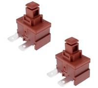 Lagomloot Interrupteur marche/arrêt - Compatible avec les aspirateurs Miele C1 C2 C3 - Lot de 2 pièces de rechange AC 125 V 15 A