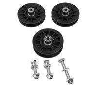 Lagomloot Jeu de 6 pièces en métal avec rainure en V et tendeur plat pour tondeuses autoportées, remplace 532194326 532194327 280-6630, compatible avec C20H42YT PB19542LT CTH194 Series