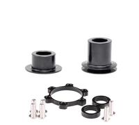 Lagomloot Kit adaptateur moyeu arrière de vélo 12 x 142 à 148 mm Boost Conversion pour moyeux DT 1200/1501/1550/1600/1700/1800/1900 & DT240/350, alliage d'aluminium noir