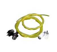 Lagomloot Kit de conduite de carburant et d'amorçage pour McCulloch, compatible avec Homelite, Craftsman, pour tronçonneuse Poulan, lignes fines et épaisses avec filtres