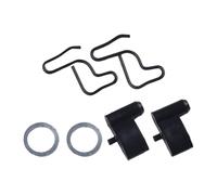 Lagomloot Kit de démarrage pour rondelle à cliquet RECOIL, compatible avec tronçonneuse M40 M50 M60 M61 M70, 2 pôles, 2 rondelles et 2 clips Pièces de rechange