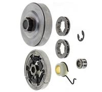 Lagomloot Kit d'embrayage pour tronçonneuse MS361 MS440 044 046 460 461 avec roulement à tambour et pignon de jante 3/8"