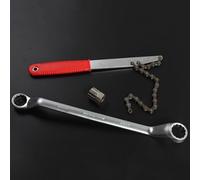 Lagomloot Kit d'outils pour cassette de vélo haîne avec extracteur de verrouillage de volant d'inertie pour 8/9/10 vitesses, poignée antidérapante en acier