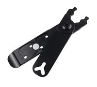 Lagomloot Levier de pneu en alliage d'aluminium, outil multifonction pour chaîne de vélo avec extracteur de noyau de valve et stockage de maillons, pince de réparation portable pour VTT vélo de route