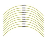 Lagomloot Lot de 10 bobines de fil solide pour Bosch ART 23 Combitrim - Compatible avec Black & Decker GL680-GL690 - Diamètre 3,5 mm - Longueur : 23 cm