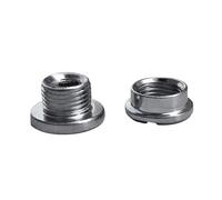 Lagomloot Lot de 10 vis de suspension de dérailleur de vélo, boulon de verrouillage M8 pour fixation de crochet de queue, en acier au carbone, 12 x 12 x 7 mm