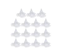 Lagomloot Lot de 15 joints coniques en maille pour pots de fleurs, inserts de drainage respirants, anti-pourriture, 3 tailles d'entretoises réutilisables en plastique