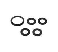 Lagomloot Lot de 2/3/4/5 joints de connexion A/B/C de rechange pour Coleman pour Airjet Spa, joints en silicone résistants à la chaleur pour modèles œufs et carrés, kit en caoutchouc noir anti-fuite