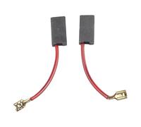 Lagomloot Lot de 2 balais de carbone, 6,3 x 12,5 x 24 mm, pièces de rechange pour tronçonneuse WORX WG303E WG307 T17E, pièces de réparation de moteur avec ressorts