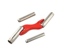 Lagomloot Lot de 4 truelles de maçonnerie ergonomiques avec couvercle de rangement pour joints de 1,27 cm, 5/8", 3/4", 7/8", construction en acier robuste pour maçonnerie