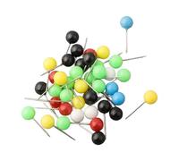 Lagomloot Lot de 40 goupilles de rechange en acier inoxydable pour pêche à la carpe, 0,6 x 1,7 cm, couleurs mélangées