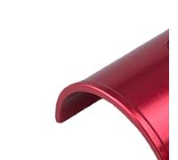 Lagomloot Manchon de guidon en alliage d'aluminium à diamètre variable, bague adaptateur rouge pour la stabilité du VTT, accessoire de cyclisme léger 3,5 x 4,5 cm