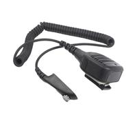 Lagomloot Microphone haut-parleur coupe-vent avec bouton PTT pour radios Motorola HT750 HT1250 MTX850 PRO5150 GP340 Noir