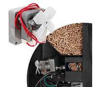 Lagomloot Moteur tarière pour TRAEGER et pour barbecues à granulés de bois Pitboss, entraînement de remplacement 220 V 60 Hz avec tr/min multi-vitesses, accessoire de barbecue facile à installer