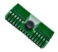 Lagomloot Outil de commode pour barre de tronçonneuse, lime d'alignement précise pour la performance de coupe et l'extension de la durée de vie de la chaîne, guide en plastique vert pour le travail du