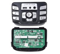 Lagomloot Panneau de commande central de voiture 12 V, console de surveillance de puissance de contes musicales, tableau de bord en plastique pour poussette électrique, 11 x 7 cm