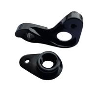 Lagomloot Patte de dérailleur arrière de vélo, crochet mécanique en alliage d'aluminium CNC pour Pinarello, noir, 30 g