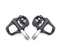 Lagomloot Pédales de vélo de route, en composite de carbone auto-lubrifiantes avec tension réglable, compatibles avec les crampons Look for KEO pour manivelle de 9/16"