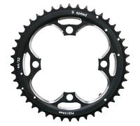 Lagomloot Plateau en alliage d'aluminium 104 mm pour BCD 44T Noir CNC Vélo de route VTT Vélo Pliant Manivelle à changement fluide