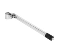 Lagomloot Potence de vélo en alliage d'aluminium, fourche de 22,2 mm de diamètre et 300 mm de longueur pour vélo de route traditionnel, vintage à pignon fixe, finition chromée